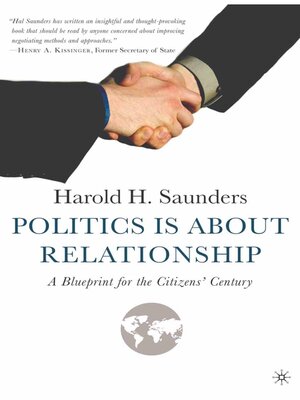 cover image of Politics Is about Relationship